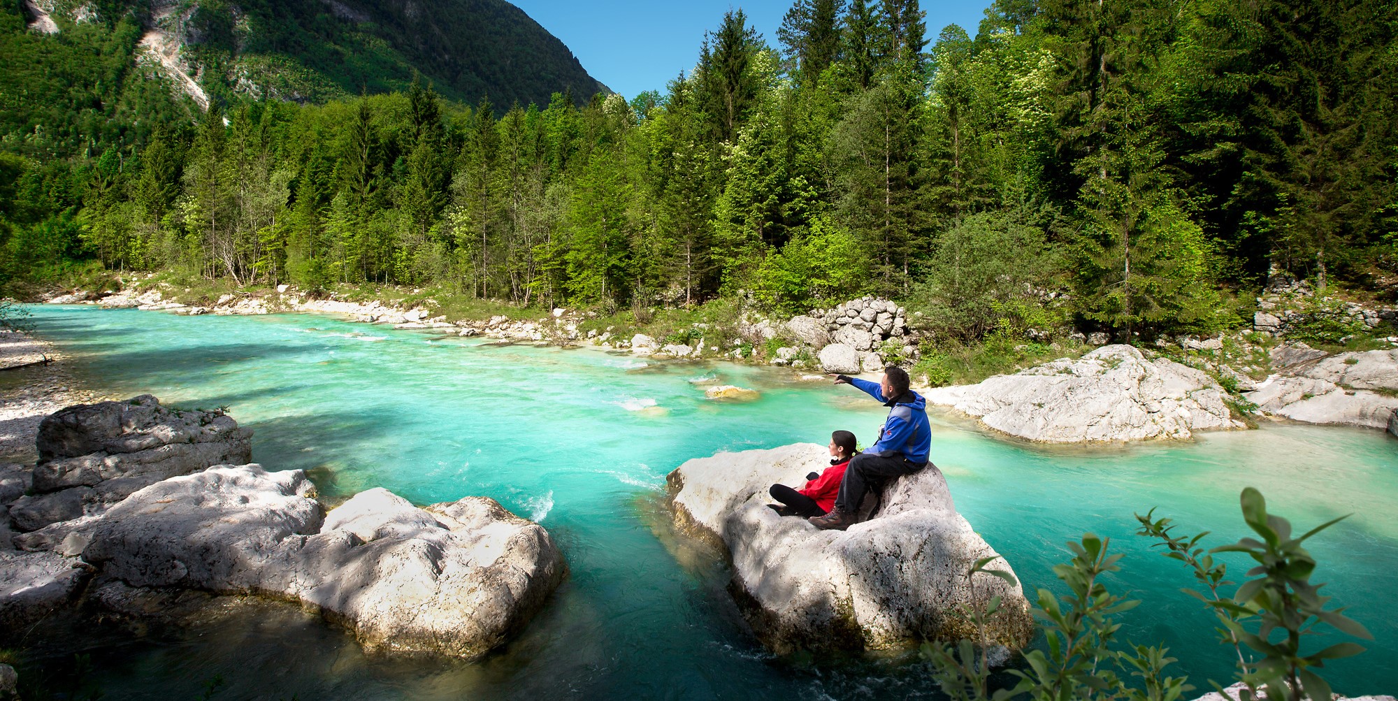 Image of the Soča river